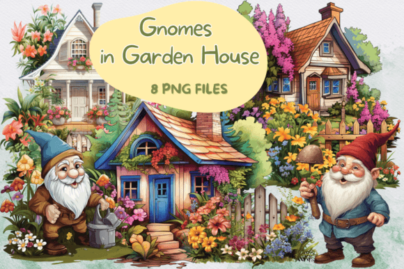 Download Flower Garden Gnome, Gardening House - Premium Bundle