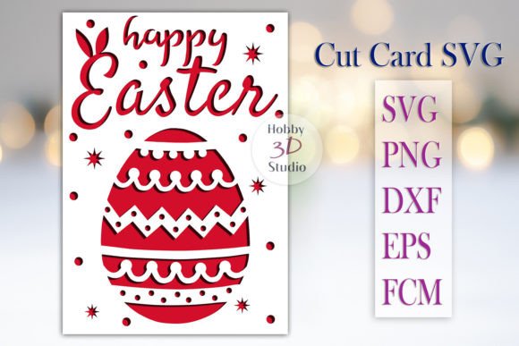 Download Happy Easter Card Template SVG - Happy easter card Collection