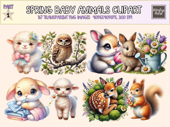 Download Spring Baby Animals Clipart - Baby animals clipart Collection