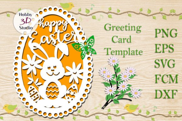 Download Happy Easter Card Template SVG - Happy easter card Collection