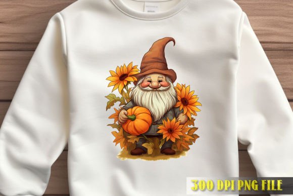 Download Garden Gnome with Pumpkins - Premium Resources